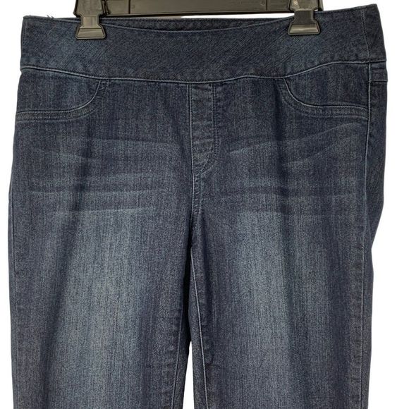 Westport W62 Signature Fit Pull On Jeans Jegging Stretch M 3080 Capri Crop - Picture 2 of 7